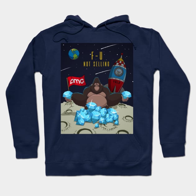 AMC Ape to the Moon Hoodie by TheLuckyClown